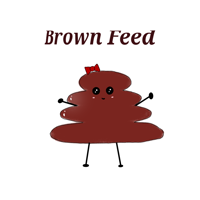 Brown Feed 스티커
